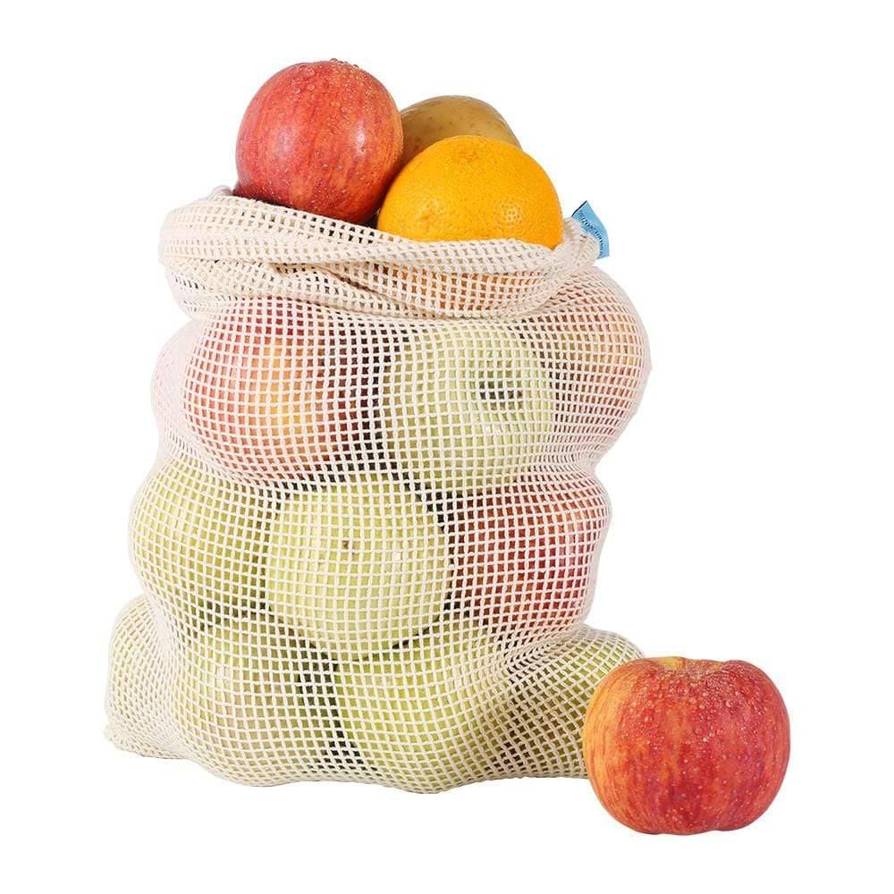 Organic Cotton Mesh Produce Bag - 3 pack (S/M/L)