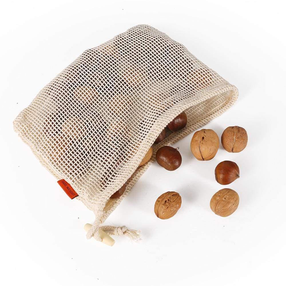 Organic Cotton Mesh Produce Bag - 3 pack (S/M/L)