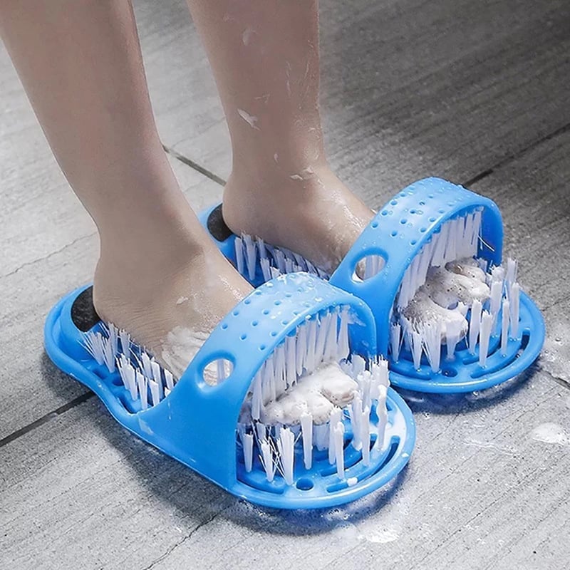 (HOT SALE NOW-49% OFF)Shower Foot Scrubbing Massage Slippers